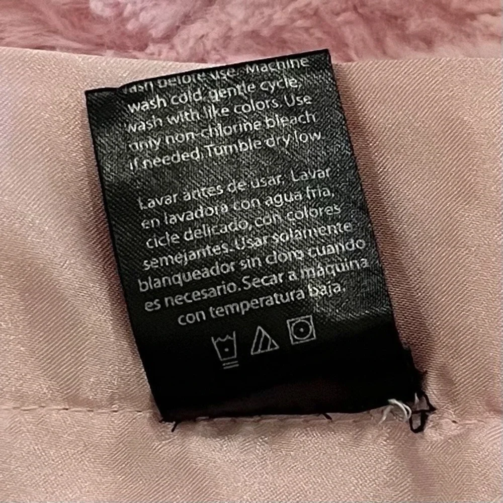 Baby Phat Pink Plush Satin Baby Blanket